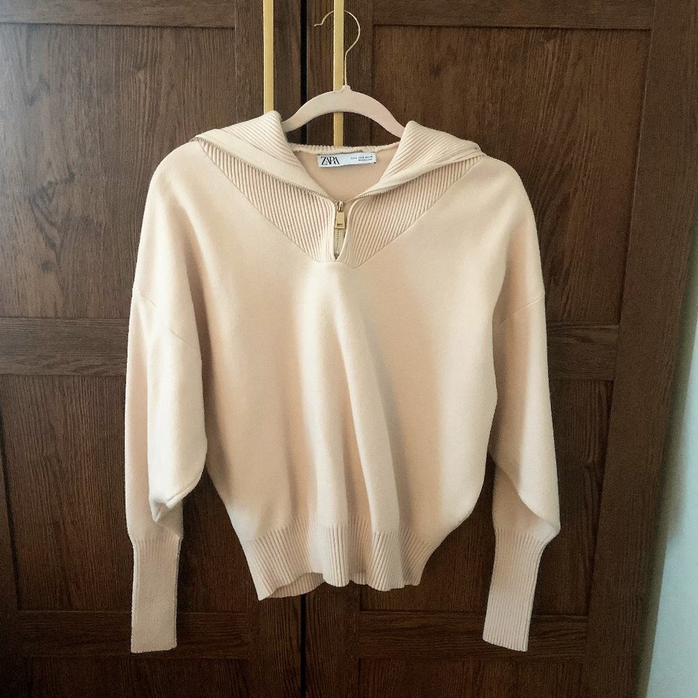 - ZARA 1/4 zip sweater -